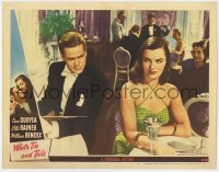 5w957 WHITE TIE & TAILS LC #4 1946 super sexy Ella Raines eyes Dan Duryea over her shoulder!