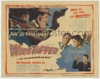 5w201 WIRETAPPER TC 1956 Bill Williams in true-life story of Jim Vaus, Why I Quit Syndicated Crime!
