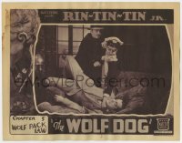 5w969 WOLF DOG chapter 5 LC 1933 border art of Rin Tin Tin Jr., Frankie Darro, Wolf Pack Law!