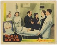 5w973 WOMAN DOCTOR LC 1939 worried mother by nurses taking her young boy into the operating room!