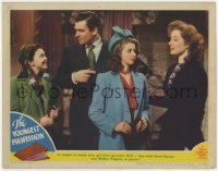 5w994 YOUNGEST PROFESSION LC 1943 Virginia Weidler meets Greer Garson & Walter Pidgeon in person!
