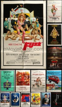 5x051 LOT OF 21 FOLDED ONE-SHEETS 1970s-1980s great images from a variety of different movies!
