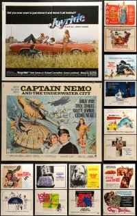 5x412 LOT OF 20 FORMERLY FOLDED HALF-SHEETS 1970s great images from a variety of movies!