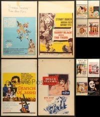 5x209 LOT OF 20 WINDOW CARDS 1950s-1960s great images from a variety of different movies!