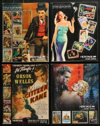 5x177 LOT OF 4 HERITAGE MOVIE POSTER AUCTION CATALOGS 2000s great color images!