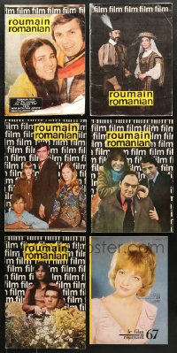 5x104 LOT OF 10 ROMANIAN FILM MOVIE MAGAZINES 1970s filled with great images of movie stars!