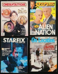 5x133 LOT OF 4 HORROR/SCI-FI MOVIE MAGAZINES 1980s-1990s great articles & celebrity images!