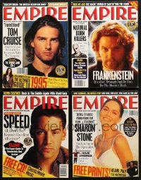 5x135 LOT OF 4 EMPIRE MOVIE MAGAZINES 1994-1995 filled with film articles & celebrity photos!