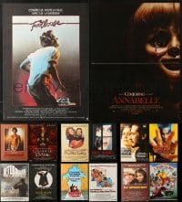 5x433 LOT OF 14 FORMERLY FOLDED 15X21 FRENCH POSTERS 1980s-2010s images from a variety of movies!