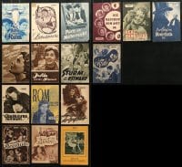 5x347 LOT OF 16 EAST GERMAN PROGRAMS 1950s images & info from a variety of different movies!