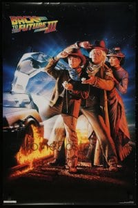 5x482 LOT OF 5 UNFOLDED BACK TO THE FUTURE III 21X32 COMMERCIAL POSTERS 1990 Drew Struzan art!