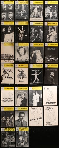 5x331 LOT OF 26 PLAYBILLS 1950s-1960s from a variety of different stage shows!
