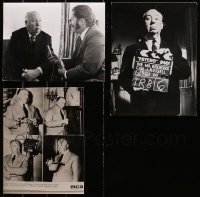 5x320 LOT OF 3 ALFRED HITCHCOCK 1960S GERMAN NEWS PHOTOS 1970s great candids of the director!