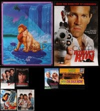 5x489 LOT OF 10 UNFOLDED MISCELLANEOUS POSTERS 1980s-1990s from a variety of different movies!