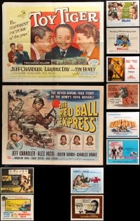 5x417 LOT OF 16 FORMERLY FOLDED HALF-SHEETS 1950s-1980s images from a variety of different movies!