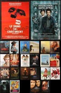 5x425 LOT OF 28 FORMERLY FOLDED 15X21 FRENCH POSTERS 1980s-2010s images from a variety of movies!