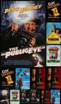 5x535 LOT OF 21 UNFOLDED DOUBLE-SIDED 27X40 ONE-SHEETS WITH 3 OF EACH 1990s cool movie images!