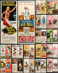 5x403 LOT OF 50 UNFOLDED INSERTS 1950s-1960s great images from a variety of different movies!