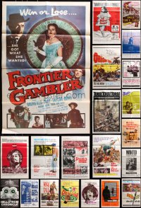 5x050 LOT OF 22 FOLDED ONE-SHEETS 1960s great images from a variety of different movies!
