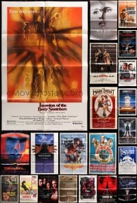5x037 LOT OF 35 FOLDED ONE-SHEETS 1970s-1990s great images from a variety of different movies!