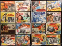 5x231 LOT OF 23 MEXICAN LOBBY CARDS 1940s-1950s great scenes from a variety of different movies!