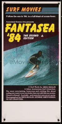 5y013 FANTASEA '84 Aust daybill 1984 great close up surfing photo, a blast of ocean fever!