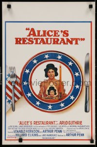 5y252 ALICE'S RESTAURANT Belgian 1969 Arlo Guthrie, musical comedy directed by Arthur Penn!