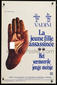 5y277 CHARLOTTE Belgian 1975 La Jeune fille Assassinee, Roger Vadim, sexy image!