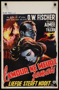 5y336 ICH SUCHE DICH Belgian 1956 O.W. Fischer stars and directs, sexy Anouk Aimee!