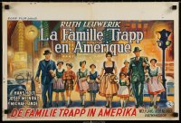 5y411 TRAPP FAMILY IN AMERICA Belgian 1958 Sound of Music family, after immigration to the U.S.A.!