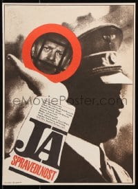 5y032 I JUSTICE Czech 11x16 1968 Ja, Spravedlnost, World War II, Fritz Diez as Adolph Hitler!