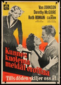 5y172 INVITATION Finnish 1952 Van Johnson, Dorothy McGuire, Ruth Roman, story of a borrowed love!