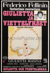 5y180 JULIET OF THE SPIRITS Finnish 1967 Fellini's Giulietta degli Spiriti, Giulietta Masina!