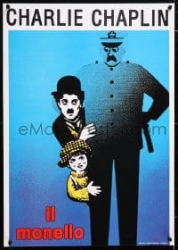 5y181 KID Finnish R1970s different Leo Kouper artwork of Charlie Chaplin & Jackie Coogan!