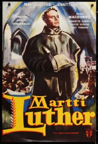 5y193 MARTIN LUTHER Finnish 1955 directed by Irving Pichel, most famous rebel against Catholic church!