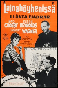 5y225 SAY ONE FOR ME Finnish 1959 Bing Crosby, sexy Debbie Reynolds, Robert Wagner!