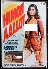 5y248 WAVES OF LUST Finnish 1980 Una ondata di piacere, sexy artwork & image!