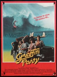 5y818 BIG WEDNESDAY French 16x21 1978 John Milius classic surfing movie, great image of surfers!