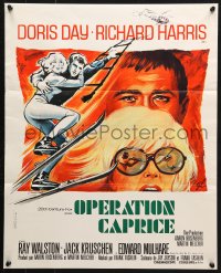 5y832 CAPRICE French 18x22 1967 great images of pretty Doris Day, Richard Harris, spy comedy!