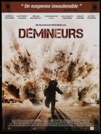 5y894 HURT LOCKER French 16x21 2009 Jeremy Renner, U.S. Army EOD action!