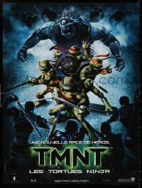5y975 TMNT French 16x21 2007 Teenage Mutant Ninja Turtles, cool image with cyclops monster!