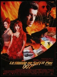 5y993 WORLD IS NOT ENOUGH French 16x21 1999 Pierce Brosnan as James Bond, Sophie Marceau!