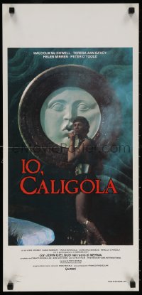 5y609 CALIGULA Italian locandina 1980 Malcolm McDowell, Penthouse's Bob Guccione sex epic, different!