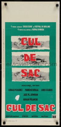 5y620 CUL-DE-SAC Italian locandina 1967 Roman Polanski, Donald Pleasance, Francoise Dorleac