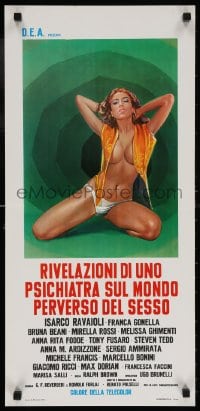 5y727 REVELATIONS OF A PSYCHIATRIST ON THE WORLD OF SEXUAL PERVERSION Italian locandina 1973 sexy!