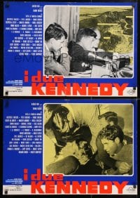 5y784 2 KENNEDYS group of 3 Italian 19x27 pbustas 1969 Robert Kennedy, Coretta Scott King!