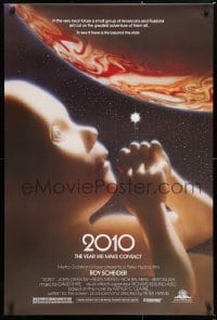 5z501 2010 1sh 1984 sequel to 2001: A Space Odyssey, full bleed image of the starchild & Jupiter!