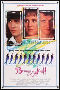 5z543 BENNY & JOON 1sh 1993 Johnny Depp, Mary Stuart Masterson, Quinn, romance on the brink!