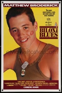 5z551 BILOXI BLUES advance 1sh 1988 military soldier Matthew Broderick, written by Neil Simon!