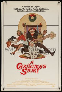 5z573 CHRISTMAS STORY NSS style 1sh 1983 best classic Christmas movie, art by Robert Tanenbaum!